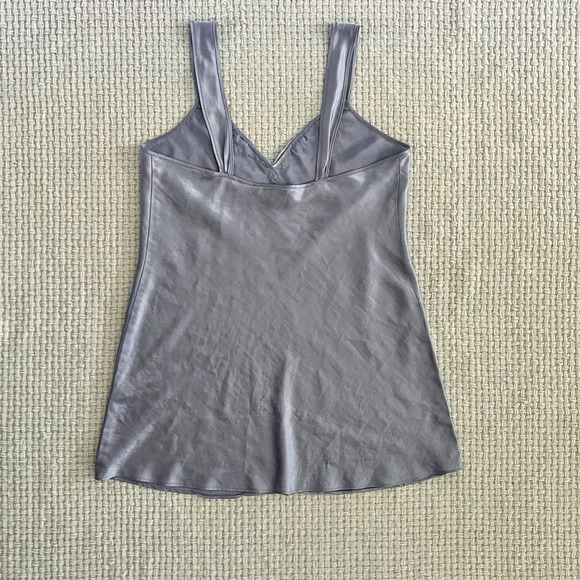 VINTAGE California Dynasty Satin Mini Slip Dress - Picture 5 of 5